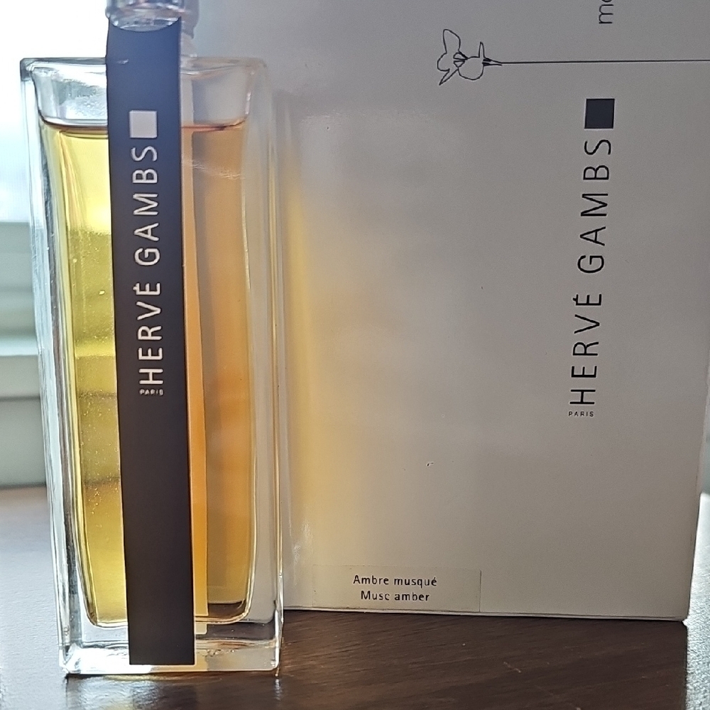 NIB Herve Gambs Monolith Wood Art With Musc Amber Room Spray - Rare Scent - Picture 5 of 6